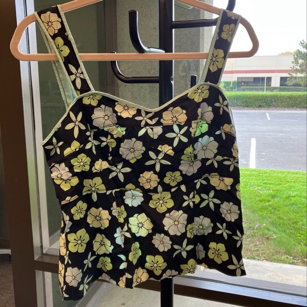 Sigrid Olsen Tank Top Y2K Size 6 Petite